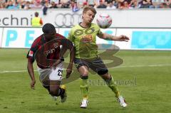 2.Liga - FC Ingolstadt 04 - FC Erzgebirge Aue - 0:0 - Edson Buddle  Kopfball zum Tor