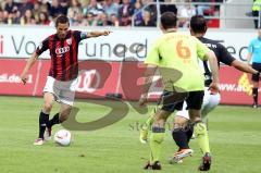 2.Liga - FC Ingolstadt 04 - Erzgebirge Aue 0:0 - Stefan Leitl schießt aufs Tor