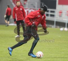 2.Liga - FC Ingolstadt 04 - Neuzugänge im Training nach der Winterpause - Edson Buddle