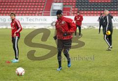 2.Liga - FC Ingolstadt 04 - Neuzugänge im Training nach der Winterpause - Edson Buddle