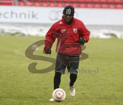 2.Liga - FC Ingolstadt 04 - Neuzugänge im Training nach der Winterpause - Freddy Adu absolviert Probetraining