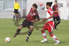 Bayernliga - FC Ingolstadt 04 II - TSV Aindling - Fabrice Lassonde gegen Philipp Eweka