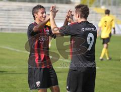 Bayernliga - FC Ingolstadt 04 II - Hof - Torschützen unter sich, Stefan Müller und Karl-Heinz Lappe