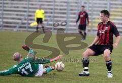 Bayernliga - FC Ingolstadt 04 II - Schalding - rechts Karl-Heinz Lappe