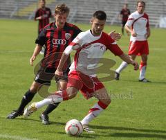 Bayernliga - FC Ingolstadt 04 II - TSV Aindling - Stanislav Herzel gegen Alexander Benede