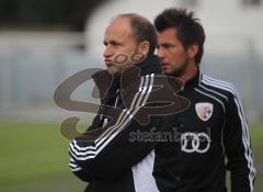 Bayernliga - FC Ingolstadt 04 II - TSV Aindling - Trainer Joe Albersinger und Co-Trainer Oliver Beer