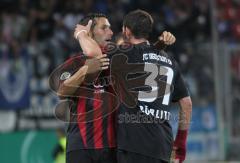 DFB Pokal - FC Ingolstadt 04 - Karlsruher SC - 2:0 - Stefan Leitl und Andreas Görlitz