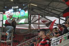 DFB Pokal - FC Ingolstadt 04 - Karlsruher SC - 2:0 - Fans Jubel