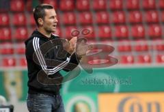 DFB Pokal - FC Ingolstadt 04 - Karlsruher SC - 2:0 - Trainer Michael Wiesinger