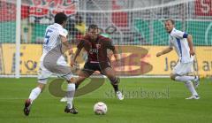 DFB Pokal - FC Ingolstadt 04 - Karlsruher SC - 2:0 - Andreas Görlitz vor Christian Demirtas