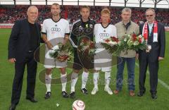 Audi Sportpark Eröffnung - Verabschiedung Peter Jackwerth Markus Rosenwirth Marco Sejna Andreas Zecke Neuendorf Frank Dreves