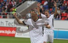 Audi Sportpark Eröffnung - Peter Schwarzenbauer trifft zum 1:1