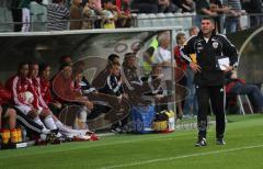 Testspiel - FC Wacker Innsbruck - FC Ingolstadt 04 - 1:0 - Uwe Wolf beschwert sich beim Schiedsrichter