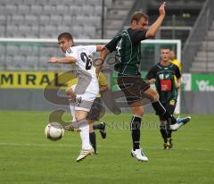 Testspiel - FC Wacker Innsbruck - FC Ingolstadt 04 - 1:0 - Romain Dedola im Zweikampf
