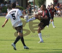 Freundschaftsspiel - FC Ingolstadt 04 - Nationalmannschaft Bundeswehr - rechtsMarc Nygaard, links Stephan Salger