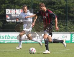 Testspiel - FC Gerolfing -  FC Ingolstadt 04 - 1:5 - Sebastian Hofmann links Florian Eck