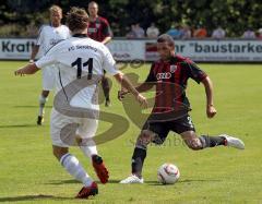 Testspiel - FC Gerolfing -  FC Ingolstadt 04 - 1:5 - Amaechi Igwe, links Michael Rindlbacher