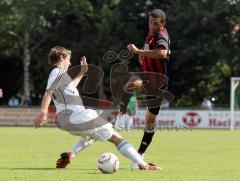 Testspiel - FC Gerolfing -  FC Ingolstadt 04 - 1:5 - Amaechi Igwe gegen Michael Rindlbacher