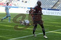 2.BL - 1860 München - FC Ingolstadt 04 - 4:1 - Ahmed Akaichi  und Jose-Alex Ikeng scheitern an Torwart Gabor Kiraly