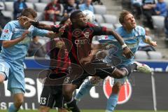 2.BL - 1860 München - FC Ingolstadt 04 - 4:1 - Jose-Alex Ikeng Kopfball