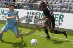 2.BL - 1860 München - FC Ingolstadt 04 - 4:1 - Caiuby mit Antonio Rukavina