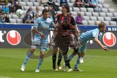 2.BL - 1860 München - FC Ingolstadt 04 - 4:1 - Jose-Alex Ikeng Kopfball