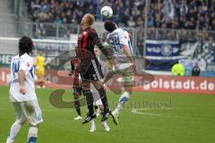 2.BL - FC Ingolstadt 04 - Karlsruher SC 2:1 - Adam Nemec Kopfballduell mit Ionut Rada