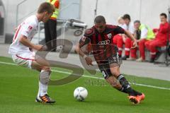 2.BL - FC Ingolstadt 04 - FC Energie Cottbus - 1:0 - Ahemd Akaichi gegen Konstantin Engel