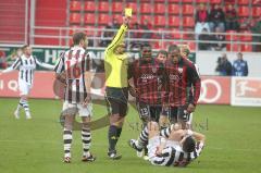 2.BL - FC Ingolstadt 04 - FC St. Pauli 1:0 - Jose-Alex Ikeng und Caiuby - Gelbe Karte