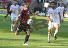 2.Liga - FC Ingolstadt 04 - FC Hansa Rostock 3:1 - Moritz Hartmann trifft zum 1:0 Tor