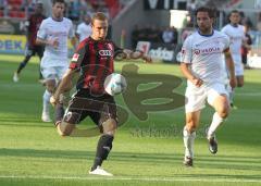 2.Liga - FC Ingolstadt 04 - FC Hansa Rostock 3:1 - Moritz Hartmann trifft zum 1:0 Tor