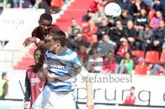 2.BL - FC Ingolstadt 04 - MSV Duisburg - 1:1 - Jose-Alex Ikeng Kopfball