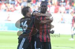 2.Liga - FC Ingolstadt 04 - VfL Bochum 3:5 - Edson Buddle trifft zum 1:0 Tor Jubel