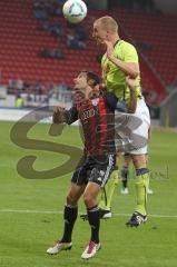 2.Liga - FC Ingolstadt 04 - Erzgebirge Aue - 0:0 - Kopfball Stefan Leitl und Thomas Paulus