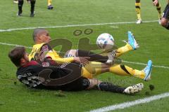 2.BL - FC Ingolstadt 04 - Alemannia Aachen 3:3 - Florian Heller gegen Aimen Demai