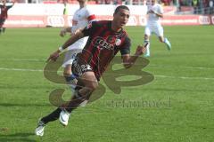 2.BL - FC Ingolstadt 04 - SC Paderborn - Ahmed Akaichi trifft zum 4:0 Tor Jubel