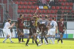 2.BL - FC Ingolstadt 04 - SC Paderborn - rote Karte für Paderborn nach Foul an Stefan Leitl