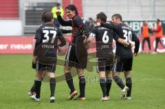 2.BL - FC Ingolstadt 04 - Karlsruher SC 2:1 - Marino Biliskov köpft zum Siegtreffer 2:1 Tor Jubel,