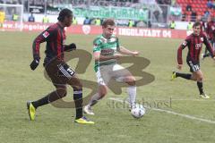 2.BL - FC Ingolstadt 04 - Greuther Fürth 0:0 - Caiuby und Andreas Buchner