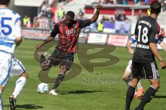 2.BL - FC Ingolstadt 04 - MSV Duisburg - 1:1 - Jose-Alex Ikeng zieht ab