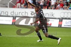 2.BL - FC Ingolstadt 04 - FC Energie Cottbus - 1:0 - Collin Quaner zieht ab und erzielt das 1:0 und damit den Siegtreffer Tor