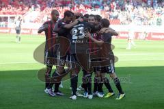 2.Liga - FC Ingolstadt 04 - VfL Bochum 3:5 - Edson Buddle trifft zum 1:0 Tor Jubel