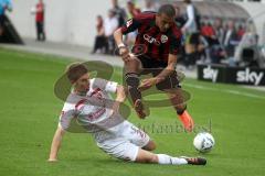 2.BL - FC Ingolstadt 04 - FC Energie Cottbus - 1:0 - Ahemd Akaichi gegen Uwe Hünemeier