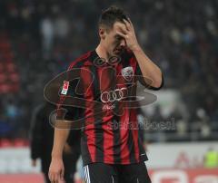 FC Ingolstadt 04 - 1860 München 0:1 - Karl-Heinz Lappe geht vom Platz. Erster Einsatz in dieser Saison