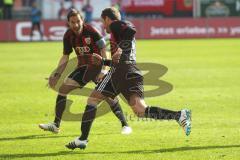 2.BL - FC Ingolstadt 04 - SC Paderborn - Andreas Görlitz Jubel 2:0 Tor mit Stefan Leitl