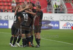 2.Liga - FC Ingolstadt 04 - FC Hansa Rostock 3:1 - Tor Jubel Elfmeter Stefan Leitl