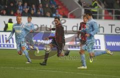 FC Ingolstadt 04 - 1860 München 0:1  - Ahmed Akaichi läft aufs Tor