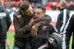 2.BL - FC Ingolstadt 04 - Alemannia Aachen 3:3 - Streit Erik Meijer und Tomas Oral