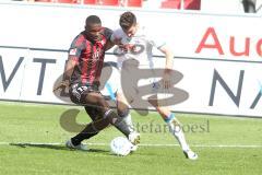 2.BL - FC Ingolstadt 04 - SC Paderborn - Jose-Alex Ikeng im Zweikampf