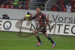 2.BL - FC Ingolstadt 04 - Union Berlin - 3:3 - Tor durch Andreas Buchner Ahmed Akaichi jubelt